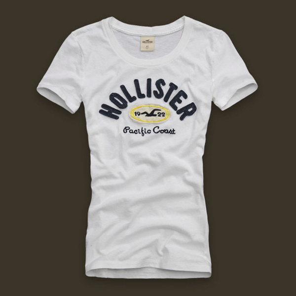 Hollister Mujeres De Cuello Redondo Corto Remera HCO4824